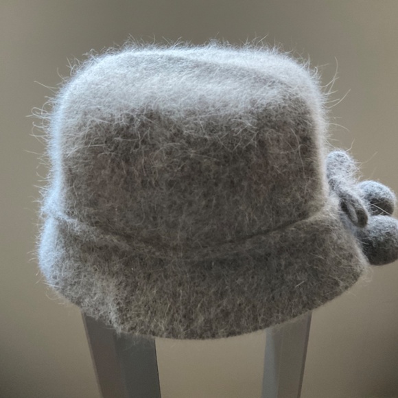 Ladies Angora Poly Wool hat - Picture 2 of 5